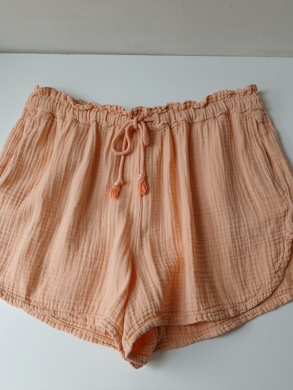 Xirena Starla Cotton Gauze Shorts Peach Women's XL
